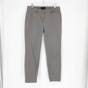 Talbots Mid Rise Gray Pants Size 8